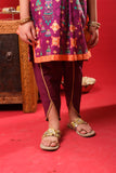 Kids Eid Dress | Magenta & Multicolor | Casul Plus 3 Piece suit | Cotton Gold Print Lawn | KBD-03167