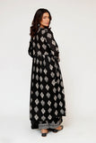 Women Eid Dress | Black & Fawn  | Casual 3 Piece Suit | Cotton Lawn Printed | LAD-03488