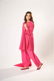 Girls winter clothes | S.Pink & Sliver | Casual 3 Piece Suit  | Cotton Karandi Dobby  | GAD-03213