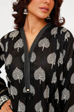 Women Eid Dress | Black & Fawn | Casual 3 Piece Suit | Cotton Lawn Print | LAD-03464