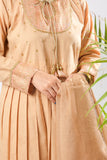 Women Eid Dress | Fawn & Gold | Casual Plus 3 Piece Suit | Cotton Foil Printed | LBD-03393