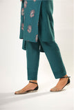 Women winter clothes | Turquoise Blue | Casual 3 Piece Suit | Cotton Khaddar Dyed | LAD-03177