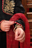 Kids formal clothes | Black & Gold | Formal 3 Piece Suit | Viscose Raw-Silk | KDD-03246