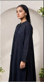 GAD-02679 | Black  | Casual 3 Piece Suit   | Cotton Plain Cambric