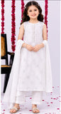 KAD-02716 | White | Casual 3 Piece Suit | Cotton Cambric