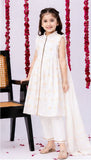 KAD-02715 | White & Gold | Casual 3 Piece Suit | Cotton Cambric