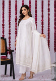 LAD-02712 | White | Casual 3 Piece Suit  | Cotton Cambric