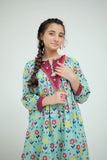 GAC-02573 | Sea Green & Multicolor | Casual 2 Piece Suit  | Cotton Lawn Printed