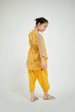 KAD-02578 | Yellow & Multicolor | Casual 3 Piece Suit | Cotton Lawn Printed