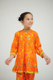 KAC-02577 | Orange & Multicolor | Casual 2 Piece Suit | Cotton Lawn Printed