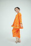 KAC-02577 | Orange & Multicolor | Casual 2 Piece Suit | Cotton Lawn Printed