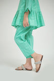 KAC-02641 | Sea Green | Casual 2 Piece Suit | Cotton Self Dobby Check