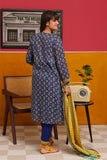 GAD-02271 | Blue & Multicolor | Casual 3 Piece Suit  | Cotton Lawn Print
