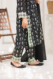 LAD-02354 | Black & Multicolor | Casual 3 Piece Suit  | Cotton Lawn Printed
