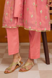 GDD-02745 | T.Pink & Gold | Formal 3 Piece Suit | Banarsi Masuri