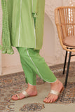 GBD-02343 | P.Green & Silver | Casual 3 Piece Suit | Cotton Dobby Fancy Yarn