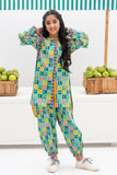 GAC-02381 | Sea Green & Multicolor | Casual 2 Piece Suit | Cotton Khaddar Printed