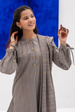GAD-02445 | Grey & Gold | Casual 3 Piece Suit | Karandi Fabric