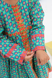 KAD-02365 | Sea green & Multicolor | Casual 3 Piece Suit | Cotton Khaddar Printed