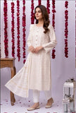 GAD-02713 | White & Gold | Casual 3 Piece Suit   | Cotton Cambric