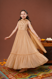 Kids formal clothes | Fawn & Gold | Formal 3 Piece Suit | Viscose Chambray Katan | KDD-03283