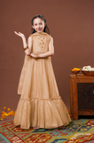 Kids formal clothes | Fawn & Gold | Formal 3 Piece Suit | Viscose Chambray Katan | KDD-03283