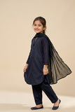 KAD-02676 | Black | Casual 3 Piece Suit | Cotton Plain Cambric