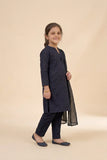 KAD-02676 | Black | Casual 3 Piece Suit | Cotton Plain Cambric