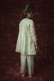 Kids formal clothes | Green & Gold | Formal 3 Piece Suit | Banarsi Masuri | KDD-03158