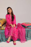 GDD-02430 | Tea Pink & Gold | Formal 3 Piece Suit | Banarsi Jacquard