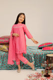 KBD-02617 | T.Pink & Multicolor | Casual Plus 3 Piece Suit | Cotton Dobby Jacquard
