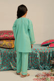 KBC-02618 | Sea Green & Multicolor | Casual 2 Piece Suit | Cotton Dobby Jacquard