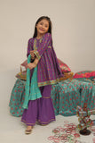 KBD-02549 | Purple & Multicolor | Casual Plus 3 Piece Suit | Cotton Gold Printed Lawn