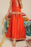 Kids formal clothes | Rust & Gold | Formal 3 Piece Suit | Banarsi Raw-Silk & Jacquard | KDD-03188