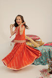 Kids formal clothes | Rust & Gold | Formal 3 Piece Suit | Banarsi Raw-Silk & Jacquard | KDD-03188