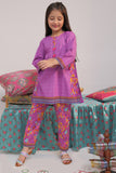 KAC-02299 | Purple & Multicolor | Casual 2 Piece Suit | Cotton Printed Combo