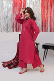 LBD-02568 | Maroon & Gold | Casual plus 3 Piece Suit  | Cotton Dobby Jacquard