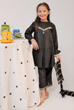 KBD-02590 | Black & Multicolor | Casual Plus 3 Piece Suit | Cotton Dobby Jacquard