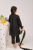 KBD-02590 | Black & Multicolor | Casual Plus 3 Piece Suit | Cotton Dobby Jacquard