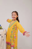 KAC-02300 | Yellow & Multicolor | Casual 2 Piece Suit | Cotton Printed Combo