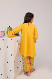 KAC-02300 | Yellow & Multicolor | Casual 2 Piece Suit | Cotton Printed Combo