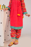 KAC-02297| Red & Multicolor | Casual 2 Piece Suit | Cotton Cambric