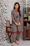 GAC-02249 | Grey & Multicolor | Casual 2 Piece Suit | Cotton Lawn print