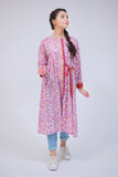 GAA-02719 | White & Multicolor | Casual Kurta  | Cotton Lawn Printed