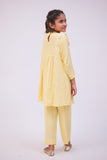 KAC-02781 | Light Yellow | Casual 2 Piece Suit | Viscose Fabric Jacquard