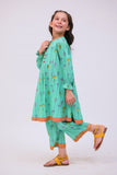 KAC-02722 | Sea Green & Multicolor | Casual 2 Piece Suit | Cotton Lawn Printed