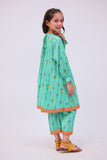 KAC-02722 | Sea Green & Multicolor | Casual 2 Piece Suit | Cotton Lawn Printed