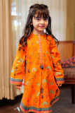 KBD-02325 | Orange & Multicolor | Casual 3 Piece Suit | Cotton Gold Printed Lawn