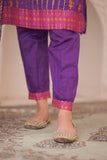 GBD-02314 | Purple & Multicolor | Casual 3 Piece Suit | Cotton Gold Printed Lawn