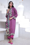 LAD-02499 | Black & Multicolor | Casual 3 Piece Suit  | Marina Printed Fabric